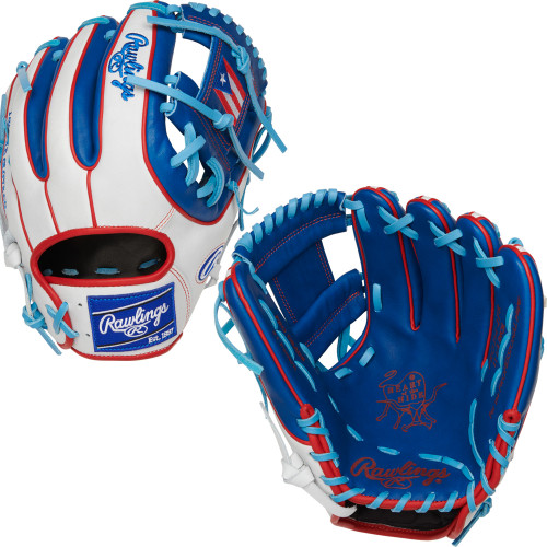Rawlings Heart of the Hide Puerto Rico Edition 11.5" Infield Baseball Glove PRO314-2PR