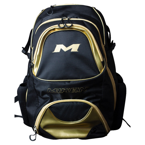 Miken Gold Slowpitch Softball Backpack MKBG18-BP-GLD