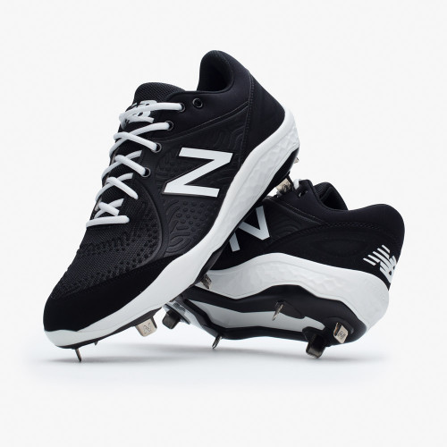 New Balance Men's L3000V5 L3000SW5 V5 Metal Low Baseball Cleats White Black  NEW