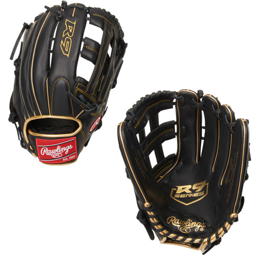 Rawlings R9 12.75" Outfield Baseball Glove H  R930296BG
