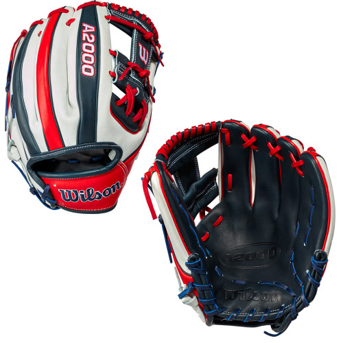 Wilson A2000 USA 11.5" Infield Baseball Glove Country Pride 1786 Model