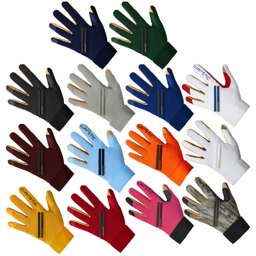 Warstic Workman3 Adult Baseball Batting Gloves w/ Wrist Support Warstic Workman3 Adult Baseball Batting Gloves w/ Wrist Support
