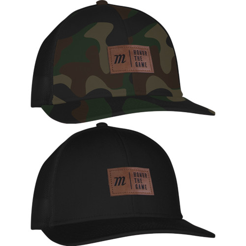 Marucci Honor The Game Patch Baseball Trucker Snapback Hat MAHTTRHTG