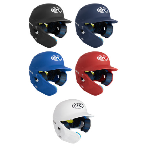 Rawlings Mach Matte Baseball Batting Helmet W/ Adjustable Face Guard MA07S Rawlings Mach Matte Baseball Batting Helmet W/ Adjustable Face Guard MA07S