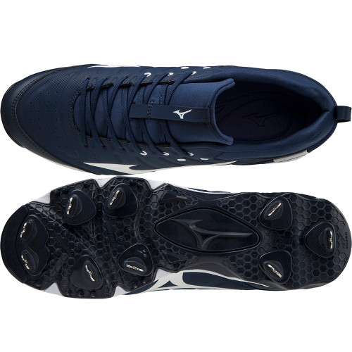 navy blue mizuno softball cleats