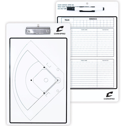 Champro Baseball/Softball 10" X 16" Coaches Clipboard Champro Baseball/Softball 10" X 16" Coaches Clipboard