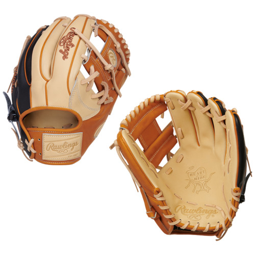Rawlings Pro Label 6 Heart of the Hide Pro Preferred Hybrid 11.5" Infield Baseball Glove PRO934-2CTB