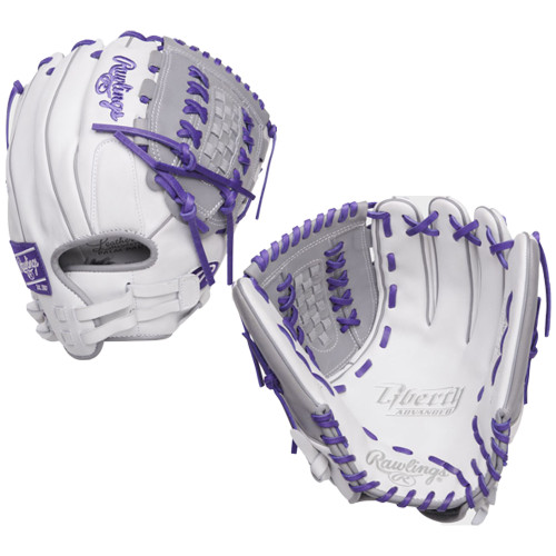 Rawlings Liberty Advanced CS Series 12.5” Fastpitch Softball Glove – Purple