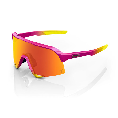 100% S3 Fernando Tatis Jr. SE Baseball Sunglasses Pink/Yellow w