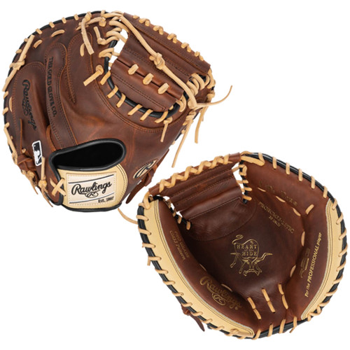 Rawlings Heart of the Hide R2G 33” Baseball Catcher’s Mitt PRORCM33-23TIC
