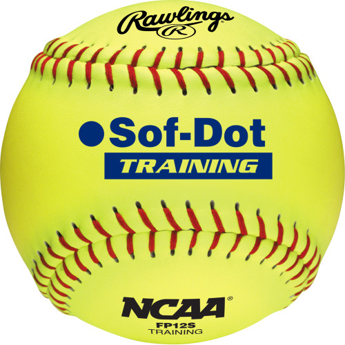 Rawlings FP12S 12” RIF Sof-Dot Indoor/Outdoor Fastpitch Softball Training Ball - Dozen Rawlings FP12S 12” RIF Sof-Dot Indoor/Outdoor Fastpitch Softball Training Ball - Dozen