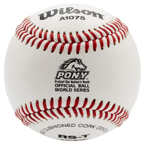 Wilson A1075BSST Pony Tournament Baseball - Dozen