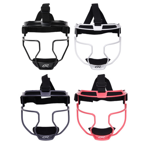 Rawlings Hi-Viz Fastpitch Softball Protective Fielders Face Mask RSBFMV Rawlings Hi-Viz Fastpitch Softball Protective Fielders Face Mask RSBFMV