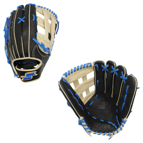 SSK ZSLOW 13" Slowpitch Softball Glove ZS-1300BLKCMLRYL3 SSK ZSLOW 13" Slowpitch Softball Glove ZS-1300BLKCMLRYL3