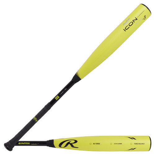 2024 Rawlings Icon Limited Edition Glowstick -3 BBCOR Baseball Bat