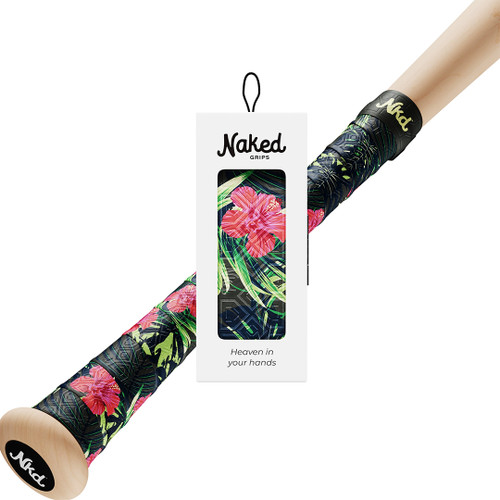 Artist Series Naked Bat Grips Baseball and Softball Bat Grip Tape – THE TROPICS – 0.5mm 1.0mm Artist Series Naked Bat Grips Baseball and Softball Bat Grip Tape – THE TROPICS – 0.5mm 1.0mm