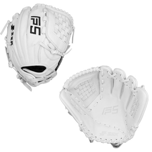 SSK FP5 11.5" Infield Fastpitch Softball Glove FP5-1150WHTBLK10