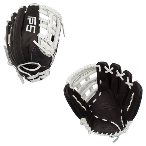 SSK FP5 12" Infield Fastpitch Softball Glove FP5-1200BLKWHT3 SSK FP5 12" Infield Fastpitch Softball Glove FP5-1200BLKWHT3