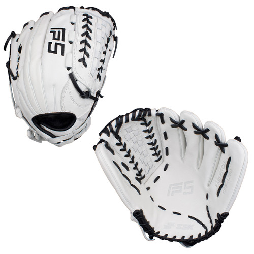 SSK FP5 12.5" Fastpitch Softball Glove FP5-1250WHTBLK11 SSK FP5 12.5" Fastpitch Softball Glove FP5-1250WHTBLK11
