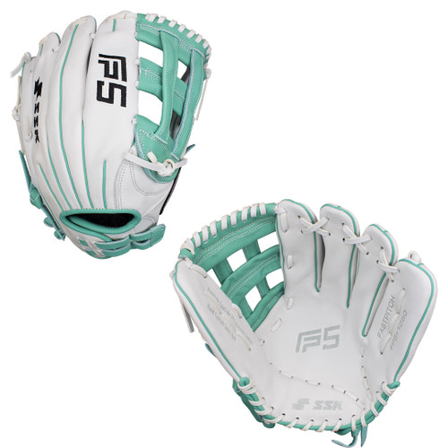 SSK FP5 12.5" Fastpitch Softball Glove FP5-1250WHTMNT3 SSK FP5 12.5" Fastpitch Softball Glove FP5-1250WHTMNT3
