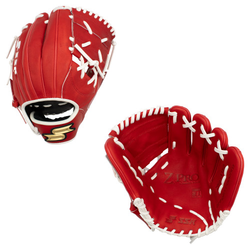 SSK ZPro Brayan Rocchio Game Model 11.5” Infield Baseball Glove – ZPBRAYAN-1150REDWHT SSK ZPro Brayan Rocchio Game Model 11.5” Infield Baseball Glove – ZPBRAYAN-1150REDWHT
