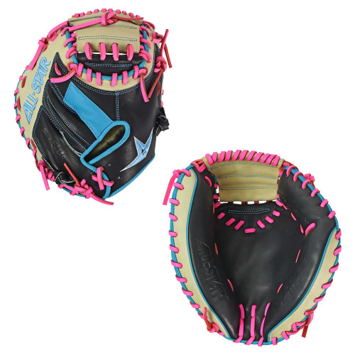 All-Star S7 Elite Miami Vice 33” Baseball Catchers Mitt – CM5000-PFT VICE