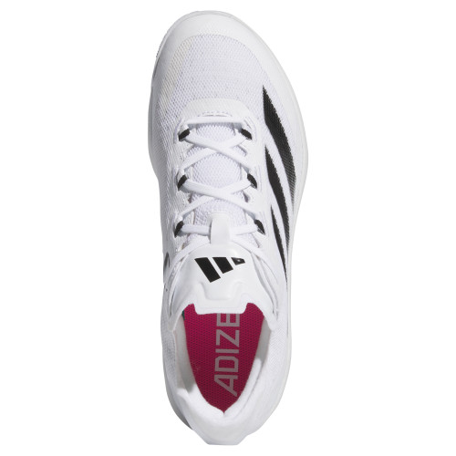 adidas Adizero Impact Baseball Turf Shoes Black/White/Grey / 8