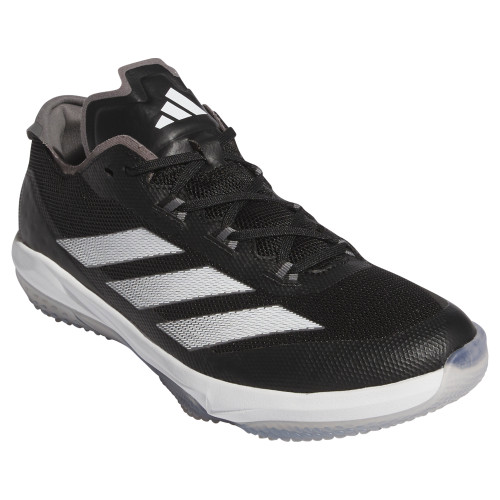 adidas Adizero Impact Baseball Turf Shoes Black/White/Grey / 8
