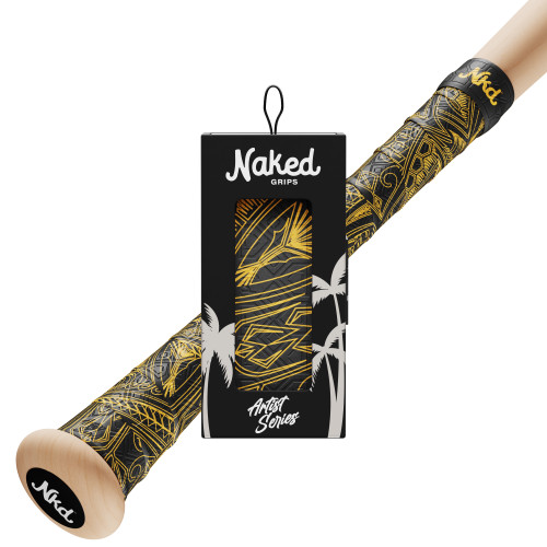 Artist Series Naked Bat Grips Baseball and Softball Bat Grip Tape – TRIBAL – 0.5mm 1.0mm