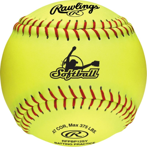 Rawlings 12” Practice Fastpitch Softball – Dozen – RFPBP12SY Rawlings 12” Practice Fastpitch Softball – Dozen – RFPBP12SY