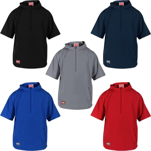 Rawlings Colorsync Adult Short Sleeve Hoodie Cage Jacket – CSSHJ