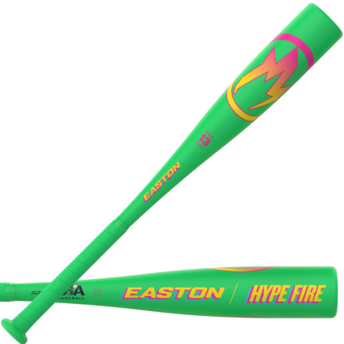2026 Easton Hype Fire -13 T-Ball USA Baseball Bat One-Piece Composite – ETB6HYP13