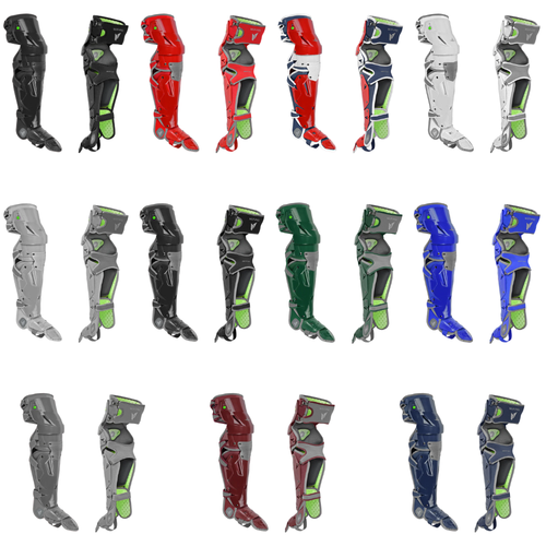 All-Star MVP-PRO Series 12-16 Intermediate Catcher’s Leg Guard – 15”-16” – LG-5-MED