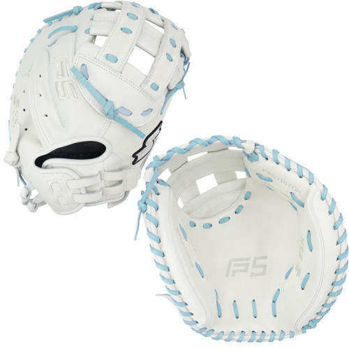 SSK FP5 34" Fastpitch Softball Catcher's Mitt FP5-3400WHTCOL12