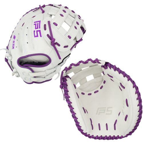 SSK FP5 34" Fastpitch Softball Catcher's Mitt FP5-3400WHTPUR12