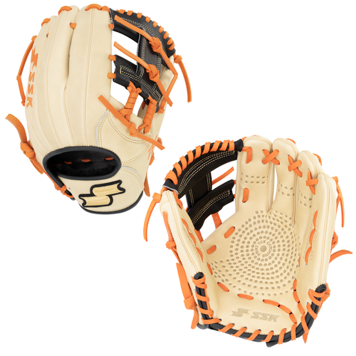 SSK Z5 Craftsman 11.5” Infield Baseball Glove Z5-1150CMLBLKORG1