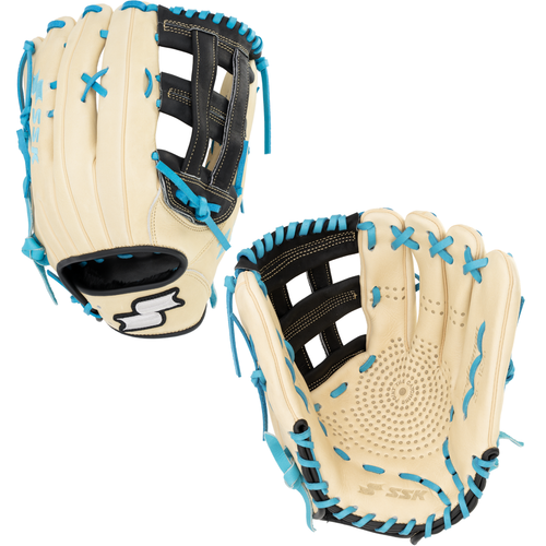 SSK Z5 Craftsman 12.75” Outfield Baseball Glove Z5-1275CMLBLKEBL3