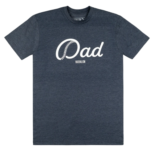 Baseballism Dad Baseball Stitches Adults Lifestyle T-Shirt – DAD