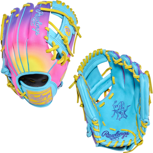 Rawlings Heart of the Hide Fun Burst 2.0 11.5” Infield Baseball Glove ContoUR – PROR204U-2CBY