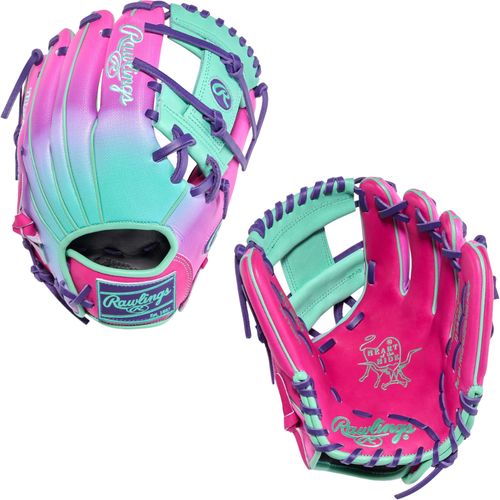 Rawlings Heart of the Hide Fun Burst 2.0 11.5” Infield Baseball Glove ContoUR – PROR204U-2BEM