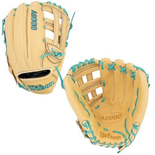 Wilson A2000 SP125 BL Exclusive “DESERT AQUA” 12.5” Utility Slowpitch Softball Glove - #28