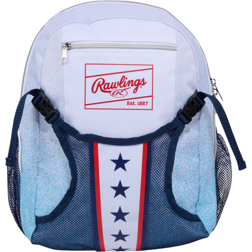 Rawlings AMERICANA T-Ball Youth Baseball/Softball Backpack – R00722108