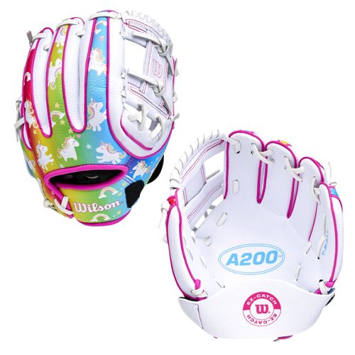 2027 Wilson A200 EZ Catch Unicorns 10” T-Ball Youth Glove – WBG0090