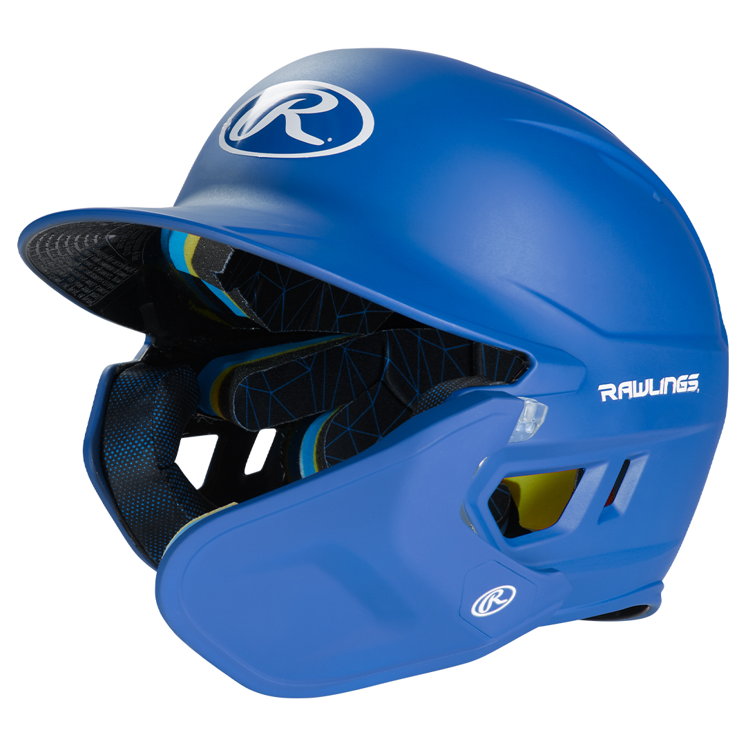 Rawlings Mach Matte Baseball Batting Helmet W/ Adjustable Face