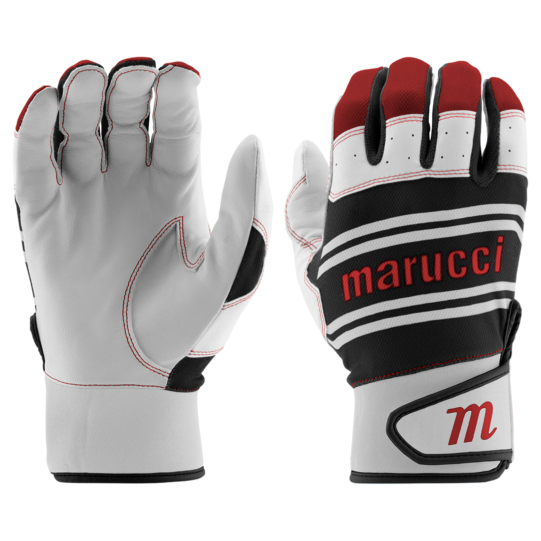 Gants de frappe de baseball/softball adulte Marucci Swift Lite - Rouge