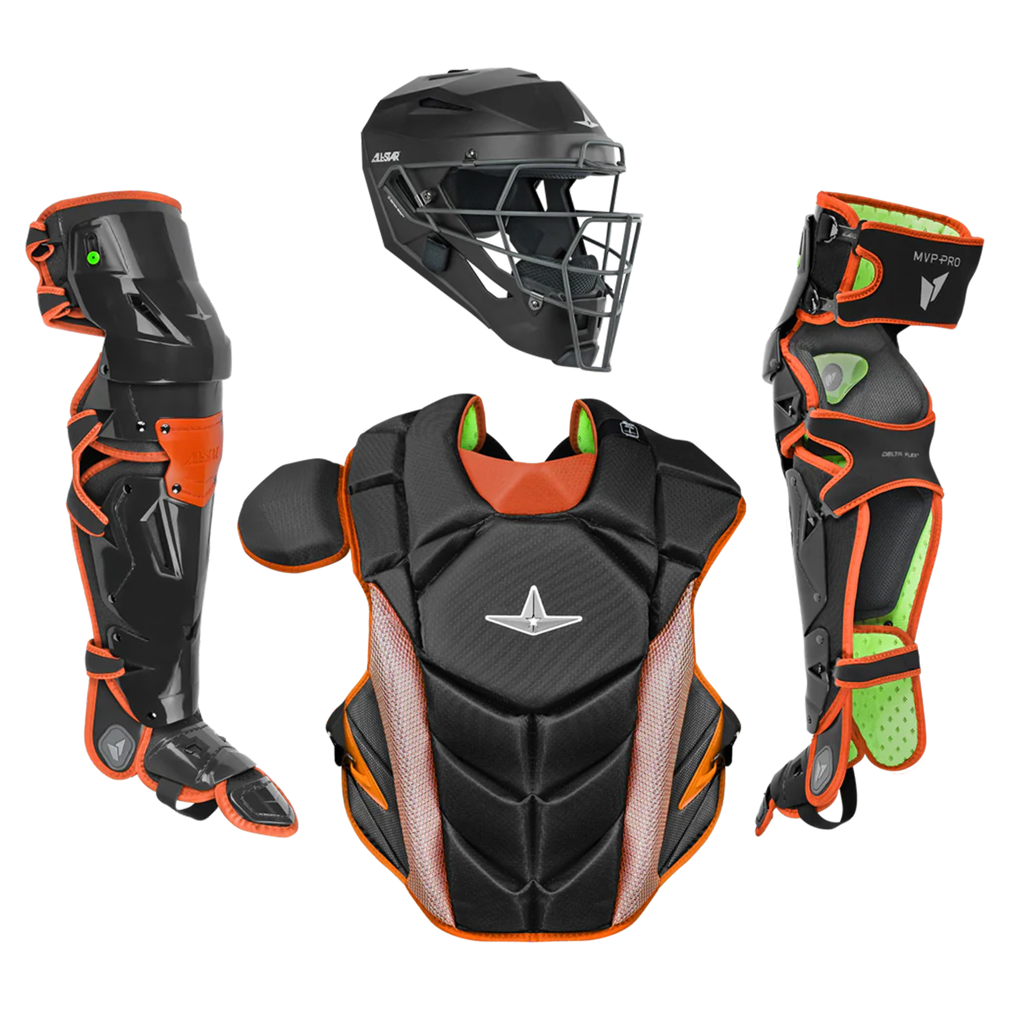 All-Star MVP Pro Catcher’s Helmet MVP5 Deflexion Tech I-Bar Vision BSP