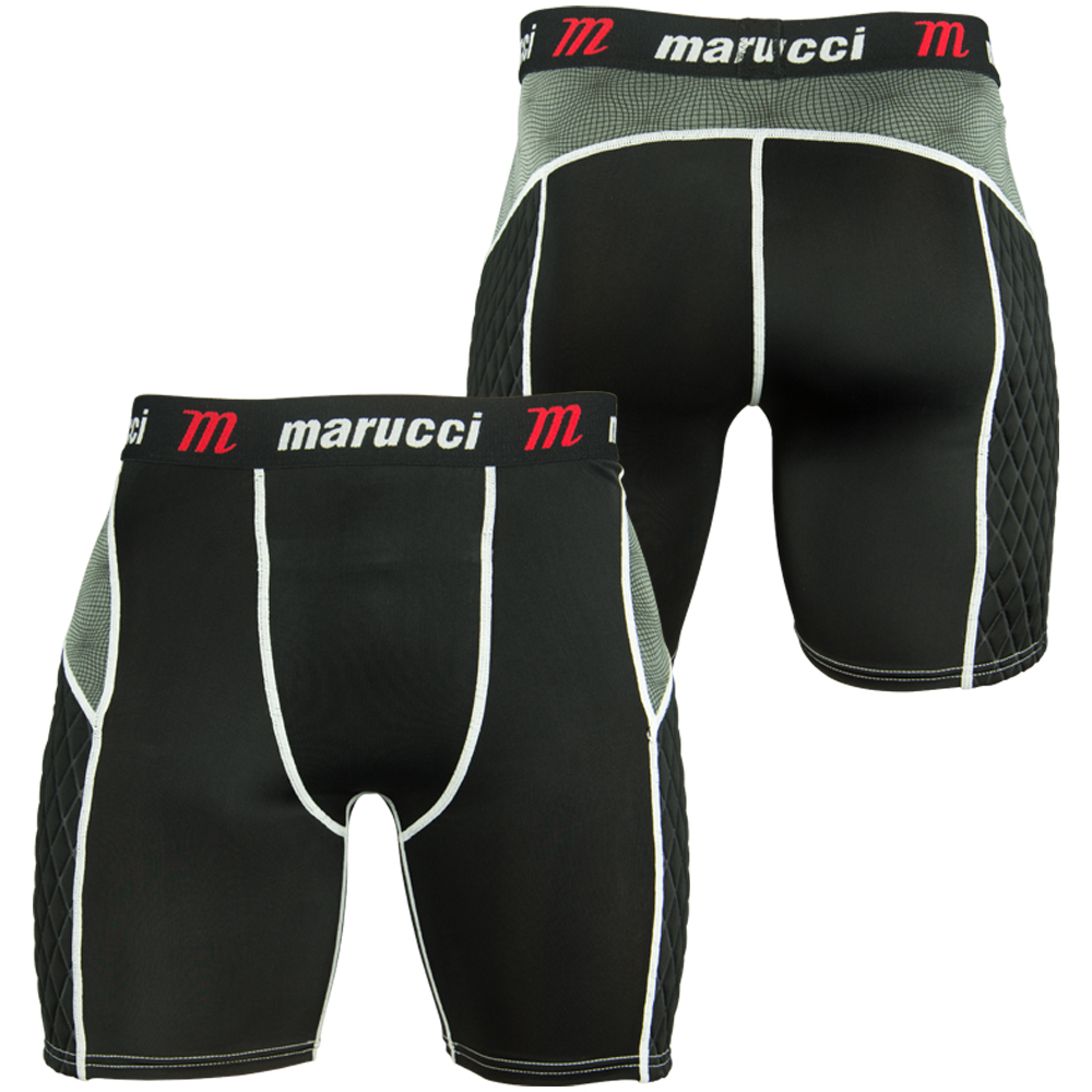 Marucci Men's Padded Baseball Sliding Short MASL-W - Bases Loaded