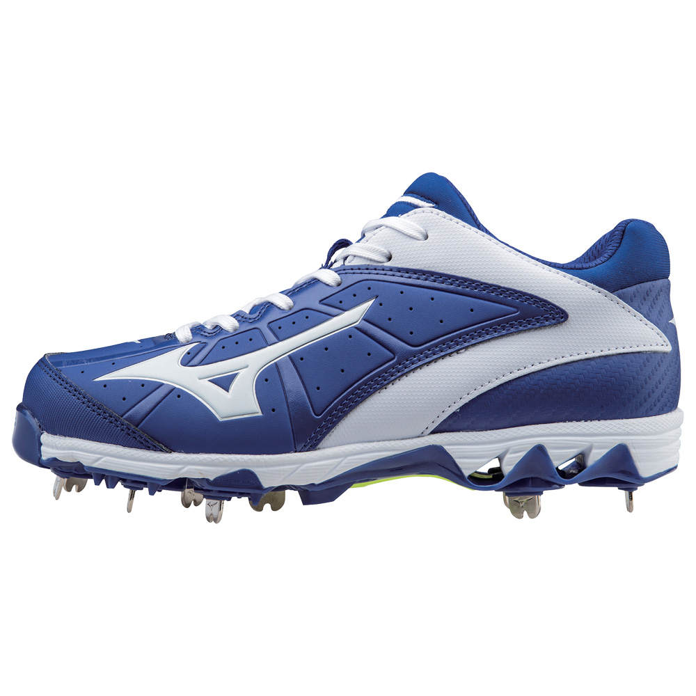 royal blue mizuno softball cleats