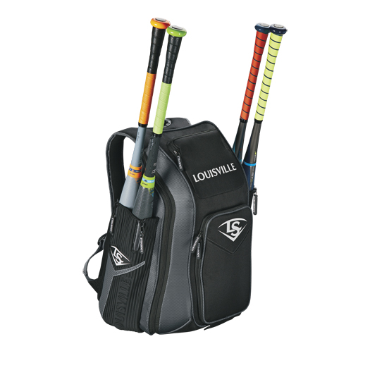 Louisville Slugger Prime Stick Backpack, Black, Fleece