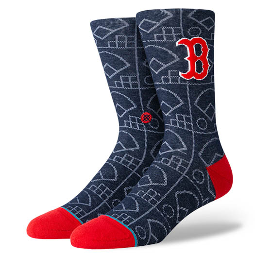 red sox dress socks Boston Red Sox Pinstripe Socks For Bare Feet